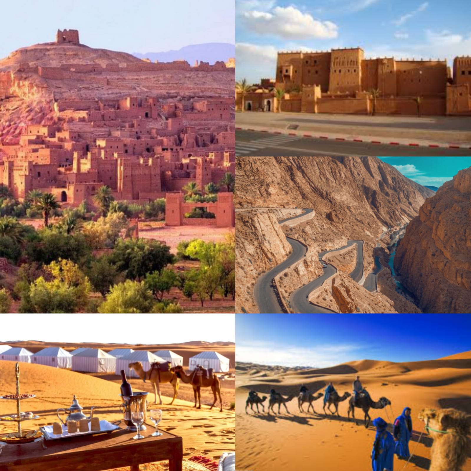 Camp dans le désert de Merzouga