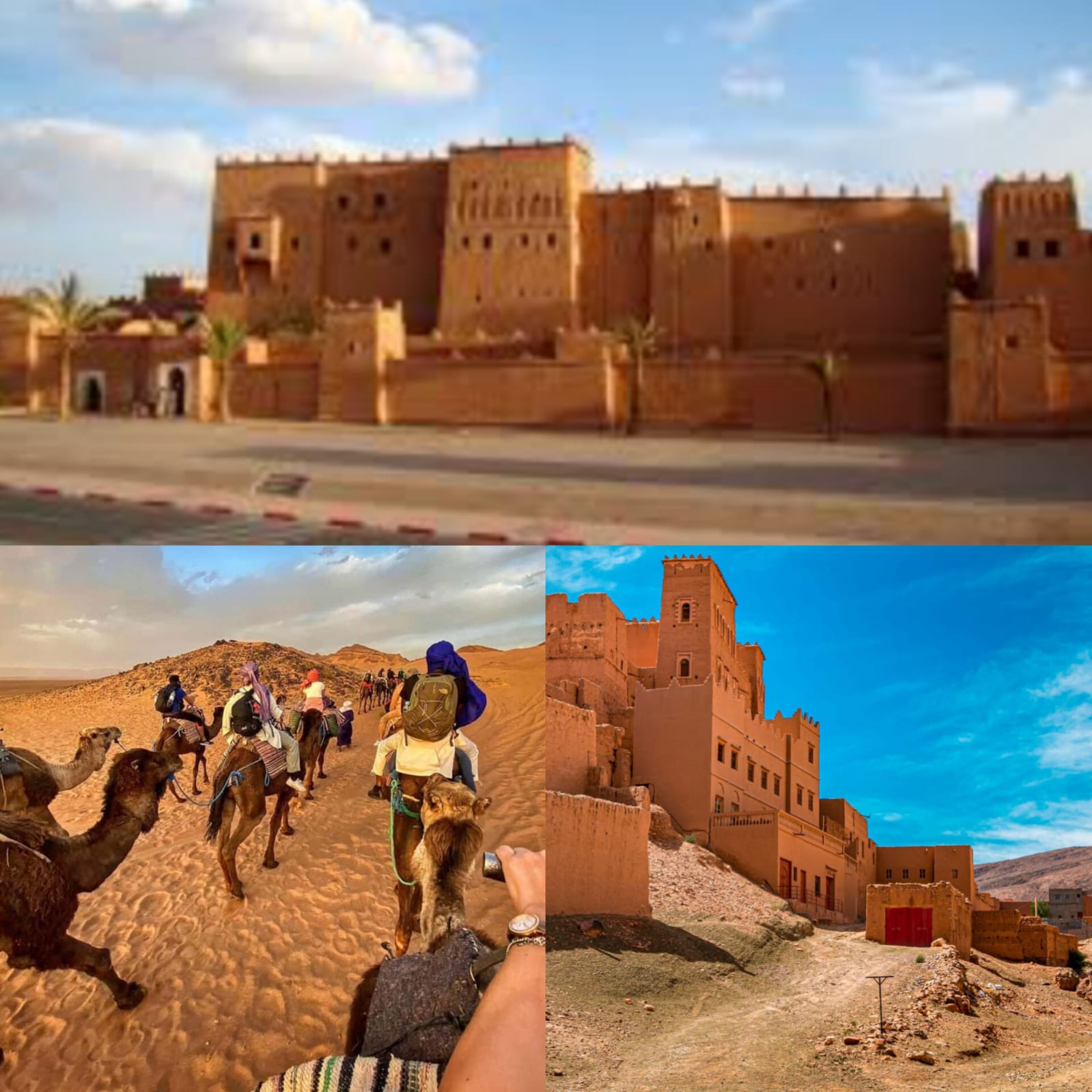 Camp dans le désert de Zagora et Ouarzazate